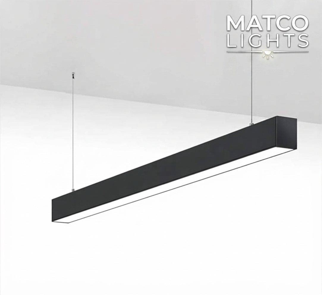 Hanging linear light 36w Metal 3000k